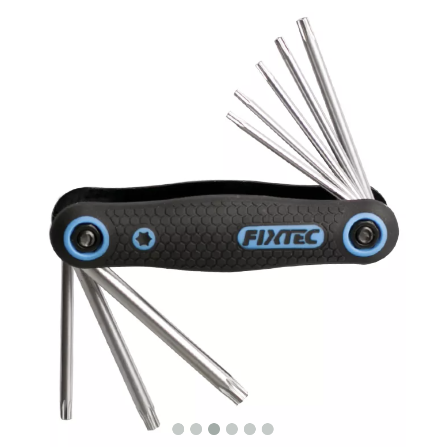 Set de Llaves Torx CRV de 8 Retraible