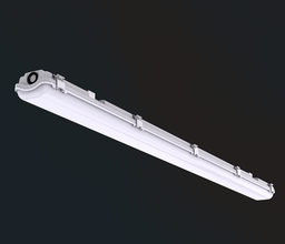 [10072] Cajetin/Housing T8 IP65 Sellado Agua/Vapor 24" x 2 Tubos 3 Anos Garantia