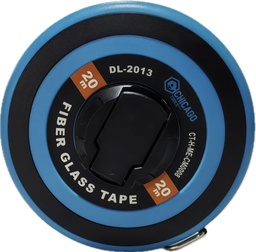 [10113] Cinta Metrica Chicago de Agrimensor en Fibra, 20M x 13mm ABS TPR DL