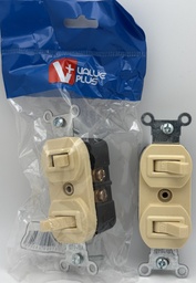 [10223] Interruptor 15A Doble Tradicional