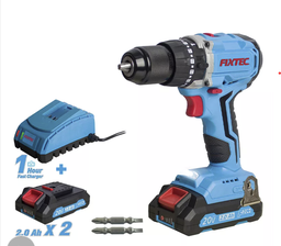 [10241] Kit Taladro Destornillador 20V de Impacto, 1/2", Brushless, 1600rpm, 55nm, con 2 baterias 2000mAH y cargador rapido.