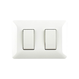 [10589] Switch 2 Boton Modena Elettrica 10A/110250V