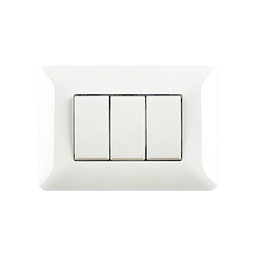 [10590] Switch 3 Boton 3 Way Modena Elettrica 10A/110250V